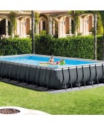 5 - Piscina fuori terra Ultra frame XTR 26374 Intex 975 x 488 x 132 cm pompa sabbia