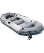 1 - Canotto gonfiabile Intex 68376 gommone Mariner 4 persone con remi pompa