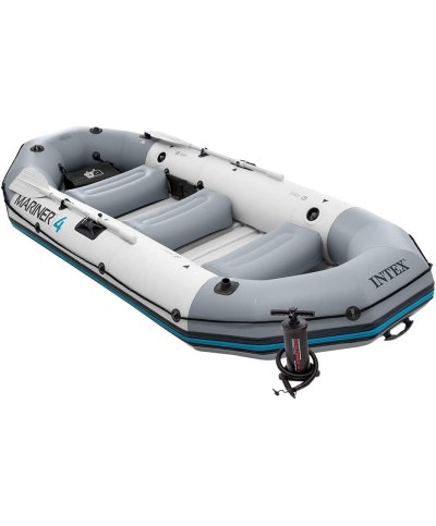 1 - Canotto gonfiabile Intex 68376 gommone Mariner 4 persone con remi pompa