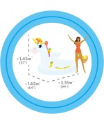 3 - Isola gonfiabile grande Unicorno mega Intex 57291