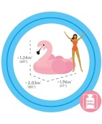 4 - Isola Grande Flamingo Intex 57288 fenicottero