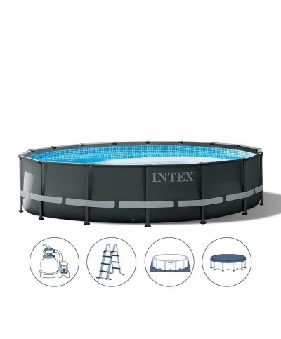 1 - Piscina fuori terra Ultra frame XTR 26326 Intex 488 x 122 cm pompa sabbia