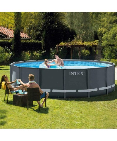 2 - Piscina fuori terra Ultra frame XTR 26326 Intex 488 x 122 cm pompa sabbia