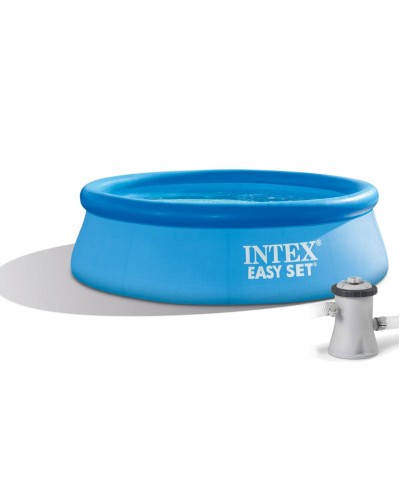 1 - Piscina fuoriterra Easy 28118 Intex rotonda cm 305 x 61 + pompa filtro