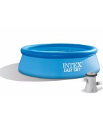 1 - Piscina fuoriterra Easy 28118 Intex rotonda cm 305 x 61 + pompa filtro