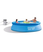 1 - Piscina fuoriterra Easy 28108 Intex rotonda cm 244 x 61 + pompa filtro