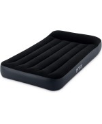 1 - Materasso gonfiabile una piazza e mezza Intex 64142 Airbed Dura-Beam Pillow Rest Classic