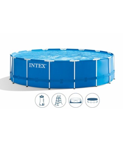 1 - Piscina fuori terra rotonda Intex 28242 Frame cm 457x122 cm