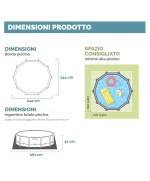 3 - Piscina Intex 28205 fuori terra rotonda 244  X 51 cm
