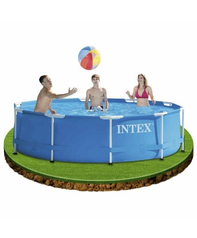 1 - Piscina Intex fuori terra rotonda 366 cm 28210 Metal Frame