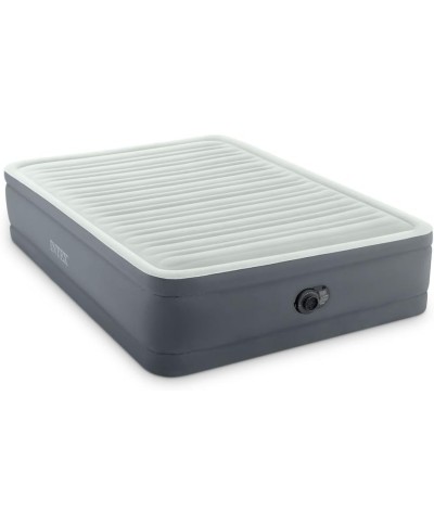 2 - Materasso gonfiabile matrimoniale Intex 64906ND con pompa Airbed Dura-Beam PremAire I