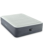 2 - Materasso gonfiabile matrimoniale Intex 64906ND con pompa Airbed Dura-Beam PremAire I