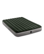 1 - Materasso gonfiabile matrimoniale Intex 64763 Airbed Dura-Beam Standard Downy pompa a pedale