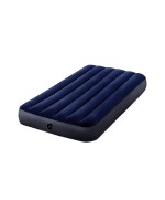 1 - Materasso gonfiabile singolo piccolo Intex 64756 Airbed Dura-Beam Standard Classic Downy