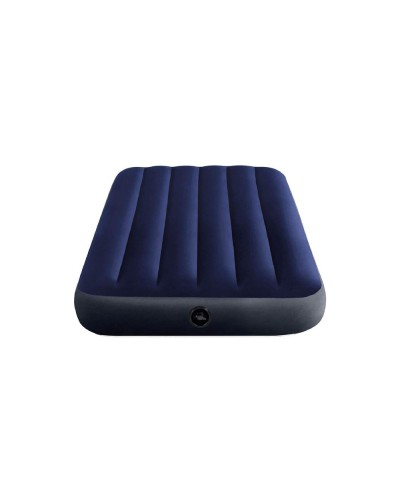 2 - Materasso gonfiabile singolo piccolo Intex 64756 Airbed Dura-Beam Standard Classic Downy