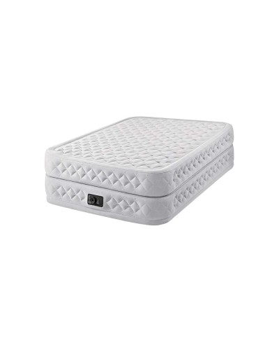 1 - Materasso gonfiabile Intex 64490ND matrimoniale con pompa Airbed Dura-Beam Supreme Air-Flow