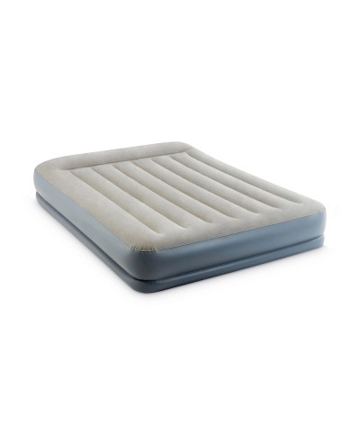 1 - Materasso gonfiabile Intex 64118ND letto matrimoniale Airbed Dura-Beam Pillow Rest Mid-Rise