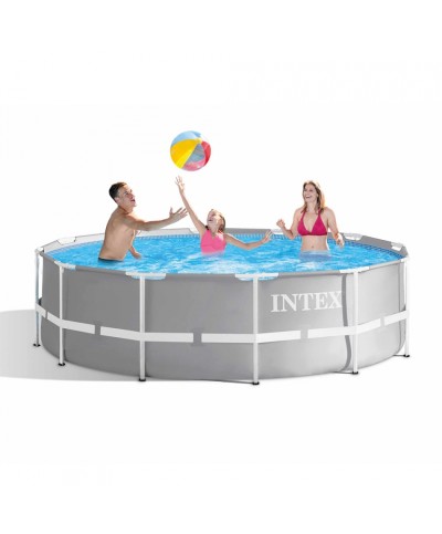 2 - Piscina fuoriterra Intex 26716 rotonda Prisma Frame 366 x 99 cm con pompa