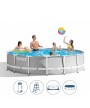 1 - Piscina fuoriterra Intex 26720 rotonda Prisma Frame 427 x 107 cm con pompa
