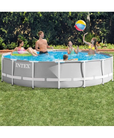 2 - Piscina fuoriterra Intex 26720 rotonda Prisma Frame 427 x 107 cm con pompa