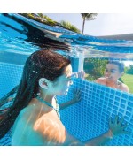 4 - Piscina fuoriterra Intex 26730 Prism Clearview Premium 488 x 122 cm pompa