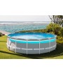 5 - Piscina fuoriterra Intex 26730 Prism Clearview Premium 488 x 122 cm pompa