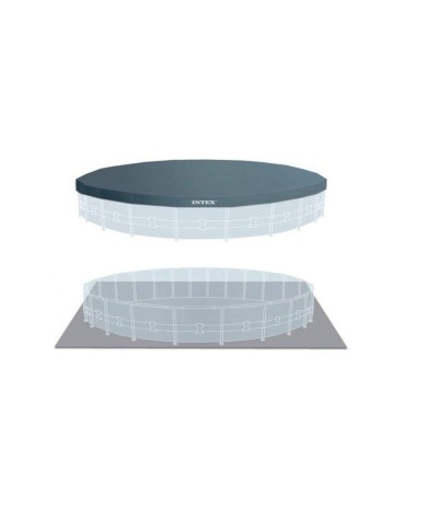 2 - Piscina fuoriterra Intex 26756 rotonda Prisma Frame 610 x 132 cm con pompa