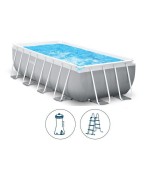 1 - Piscina fuoriterra Intex 26790 rettangolare Prisma 400 x 200 x 122 cm pompa