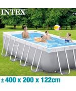 3 - Piscina fuoriterra Intex 26790 rettangolare Prisma 400 x 200 x 122 cm pompa