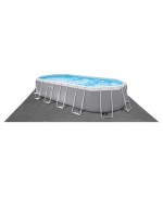 3 - Piscina fuoriterra Intex 26798 ovale Prisma Frame 610 x 305 x 122 cm pompa