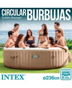 4 - Piscina idromassaggio SPA gonfiabile Intex 28412 con pompa 236 x 71 cm