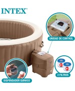 5 - Piscina idromassaggio SPA gonfiabile Intex 28412 con pompa 236 x 71 cm