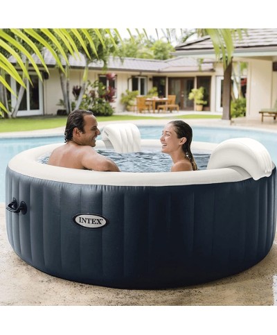 2 - Piscina idromassaggio Pure SPA Plus gonfiabile Intex 28430 pompa 196x71 cm