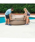 4 - Copertura totale Isotermica Intex 28523 per piscina gonfiabile Spa