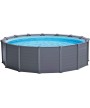 3 - Piscina fuoriterra Intex 26384 rotonda Graphite Gray Panel 478 x 124 cm