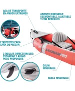 5 - Canoa gonfiabile Intex 68303 Excursion Pro