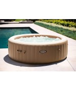 1 - Piscina idromassaggio SPA gonfiabile Intex 28428 Bubble pompa 216 x 71 cm
