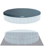 5 - Piscina fuoriterra Intex 26732 rotonda Prisma Frame 549 x 122 cm con pompa