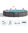 1 - Piscina fuoriterra Intex 26744 rotonda Greywood Prisma Frame 549 x 122 cm