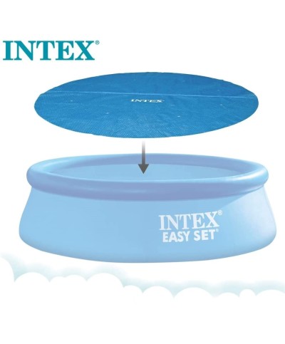 1 - Telo solare termico Intex 28013 piscina rotonda Easy Set e Frame cm 457