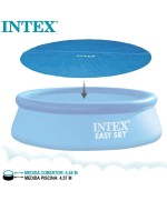 5 - Telo solare termico Intex 28013 piscina rotonda Easy Set e Frame cm 457