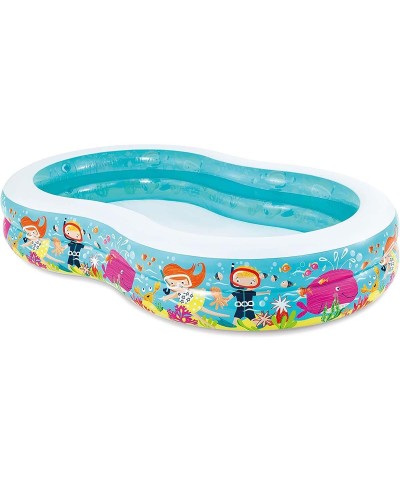 1 - Intex 58490NP piscina gonfiabile Paradise rettangolare 262 x 160 x 46 cm