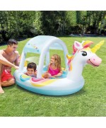 5 - Piscina spruzzo Unicorno con parasole Intex 58435