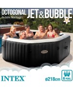 4 - Piscina Idromassaggio SPA Intex Bubble Deluxe 28462 ottagonale