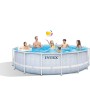 1 - Piscina fuori terra rotonda Intex 26746 Frame Chevron cm 488 x 122