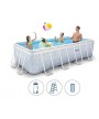 1 - Piscina fuori terra rettangolare Intex 26780 Prisma Frame Chevron 400x200 cm