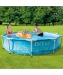 2 - Piscina fuori terra rotonda Intex 28206 Beachside metal Frame 305 x 76 cm