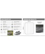 5 - Materasso gonfiabile piazza e mezzo Intex 64762 Airbed Dura-Beam Standard Downy