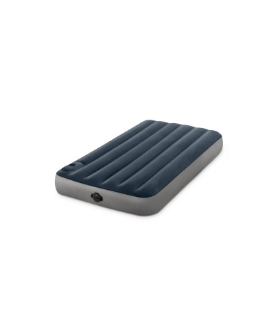 2 - Intex 64781 Materasso gonfiabile singolo pompa a pedale piede airbed