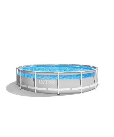 1 - Piscina fuoriterra Intex 26722 Prisma Frame Clearview 427 x 107 cm pompa